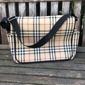 Burberry diaper bag/ book bag